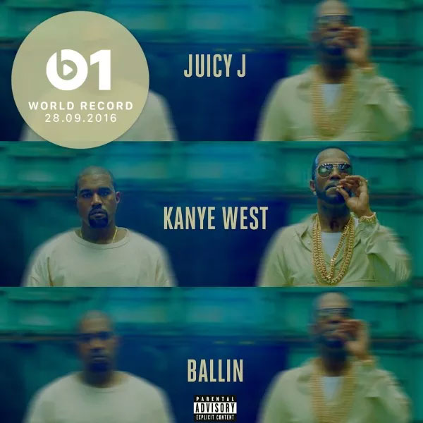 Juicy J Ft. Kanye West – Ballin