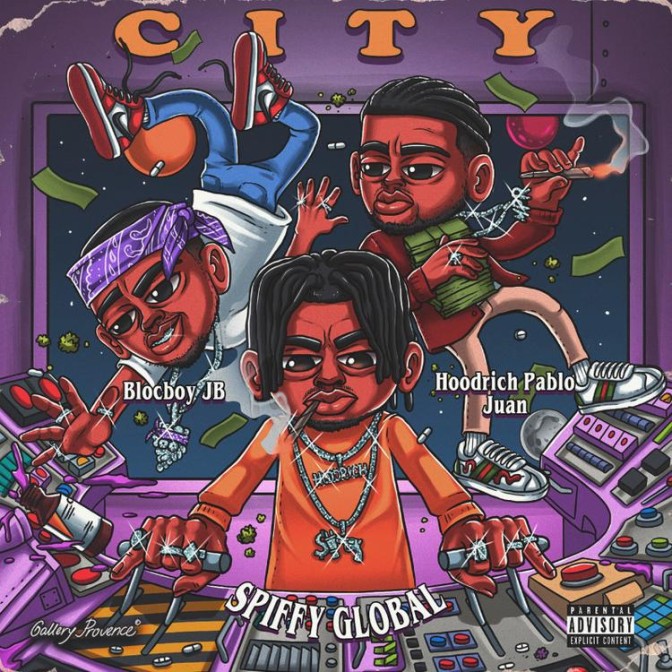 Spiffy Global Ft. Hoodrich Pablo Juan & BlocBoy JB – In The City